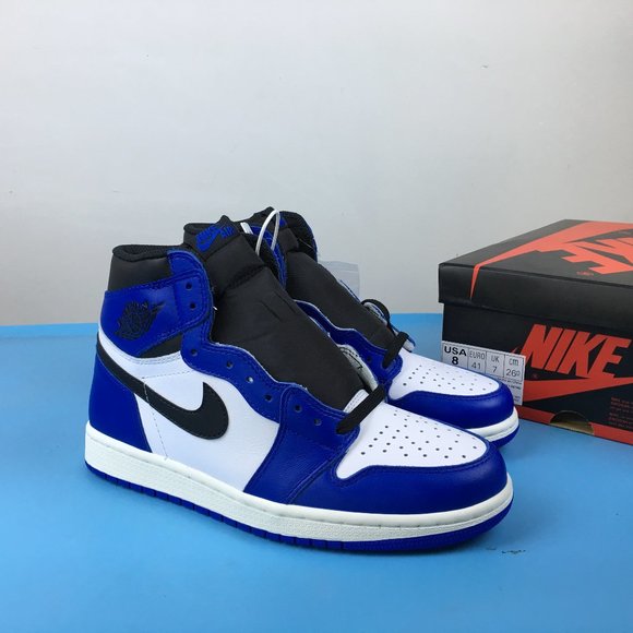 Air jordan 1 AJ little lightning white and blue shoes main image 6